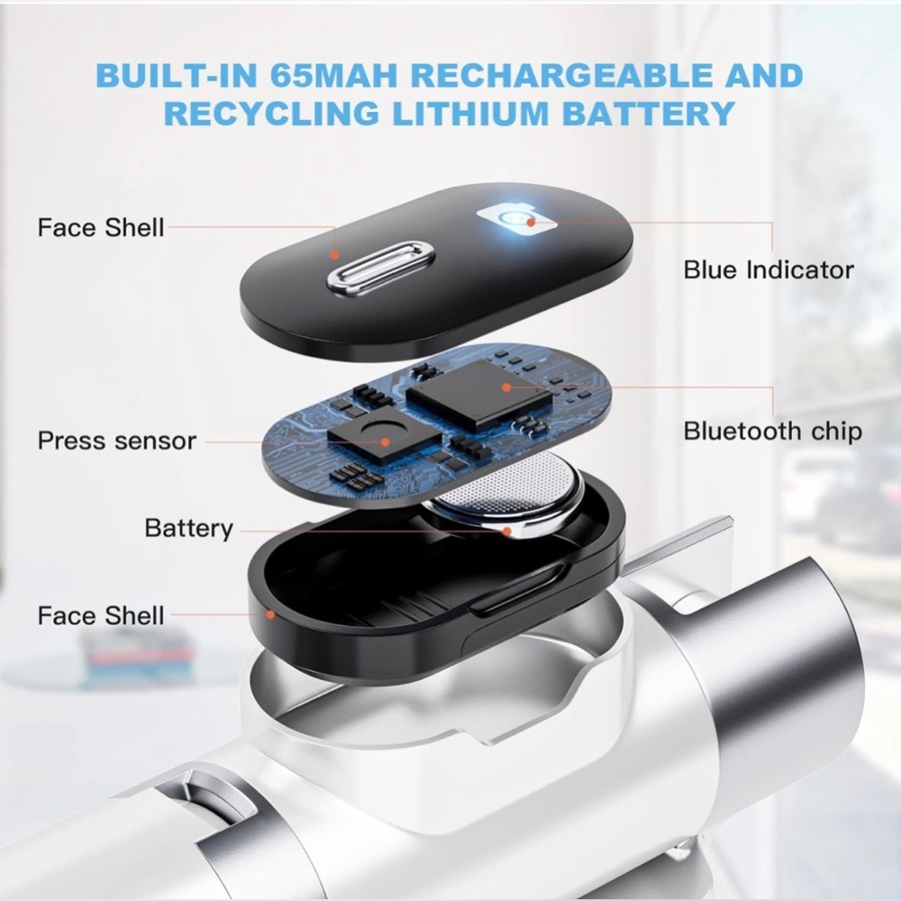 Newest Selfie Stick for iPhone with LED Light Wireless Bluetooth Tripod Selfie S - Picture 5 of 7